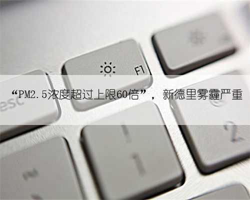 “PM2.5浓度超过上限60倍”,新德里雾霾严重