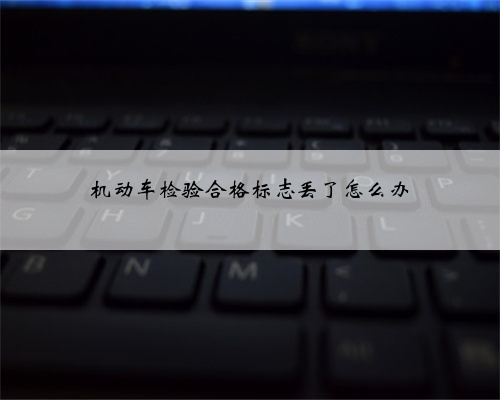 机动车检验合格标志丢了怎么办