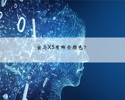宝马X5有哪些颜色？