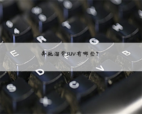奔驰溜背suv有哪些？