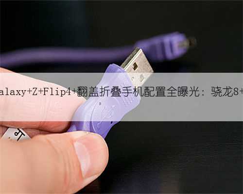 三星 Galaxy Z Flip4 翻盖折叠手机配置全曝光：骁龙8+处理器