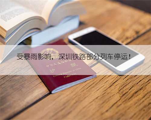 受暴雨影响,深圳铁路部分列车停运!