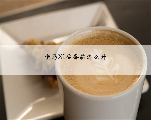 宝马X1后备箱怎么开