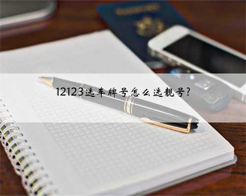 12123选车牌号怎么选靓号?