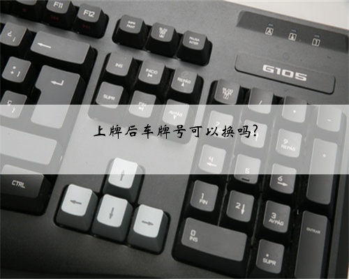 上牌后车牌号可以换吗?
