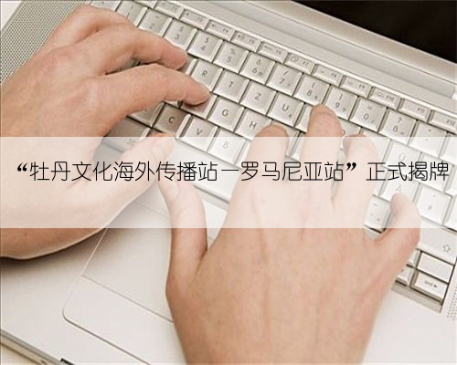 “牡丹文化海外传播站—罗马尼亚站”正式揭牌