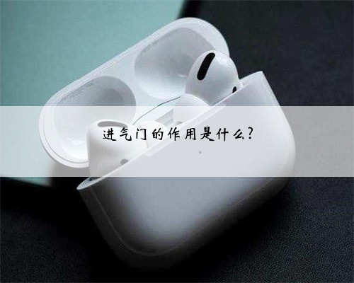 进气门的作用是什么?