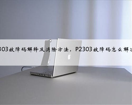 p2303故障码解释及消除方法，P2303故障码怎么解决？