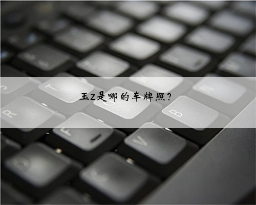 玉z是哪的车牌照？