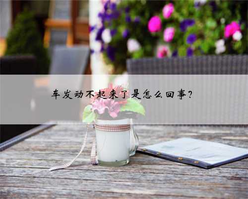 车发动不起来了是怎么回事?