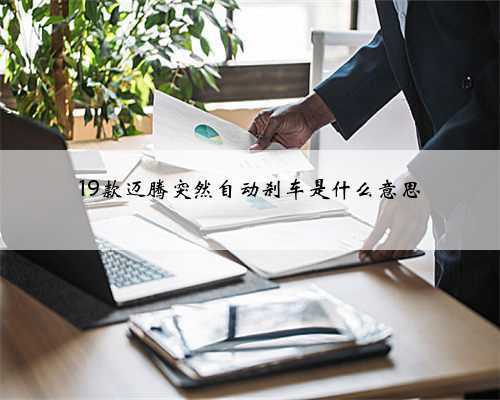 19款迈腾突然自动刹车是什么意思