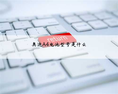 奥迪A4电池型号是什么