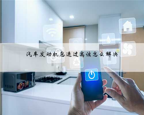 汽车发动机怠速过高该怎么解决