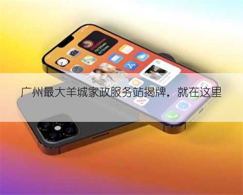 广州最大羊城家政服务站揭牌,就在这里