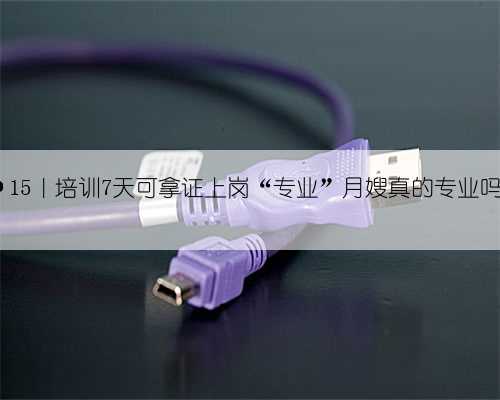 3·15|培训7天可拿证上岗“专业”月嫂真的专业吗?