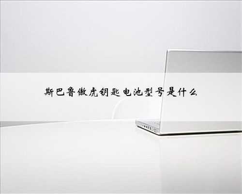 斯巴鲁傲虎钥匙电池型号是什么