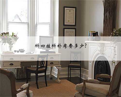 科四挂科补考费多少?