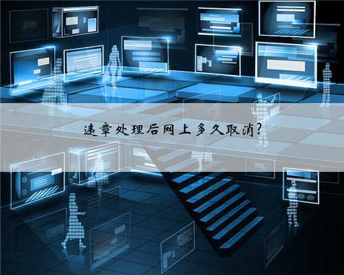 违章处理后网上多久取消?