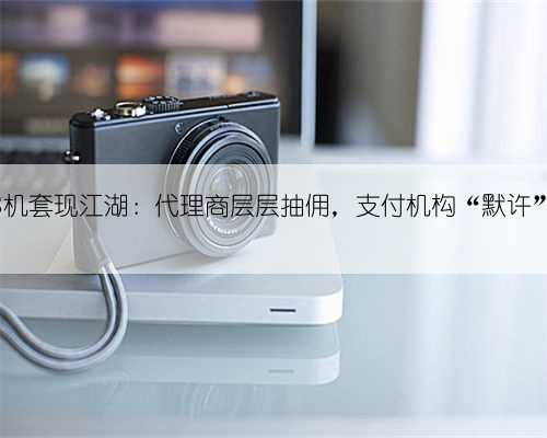 POS机套现江湖：代理商层层抽佣，支付机构“默许”？